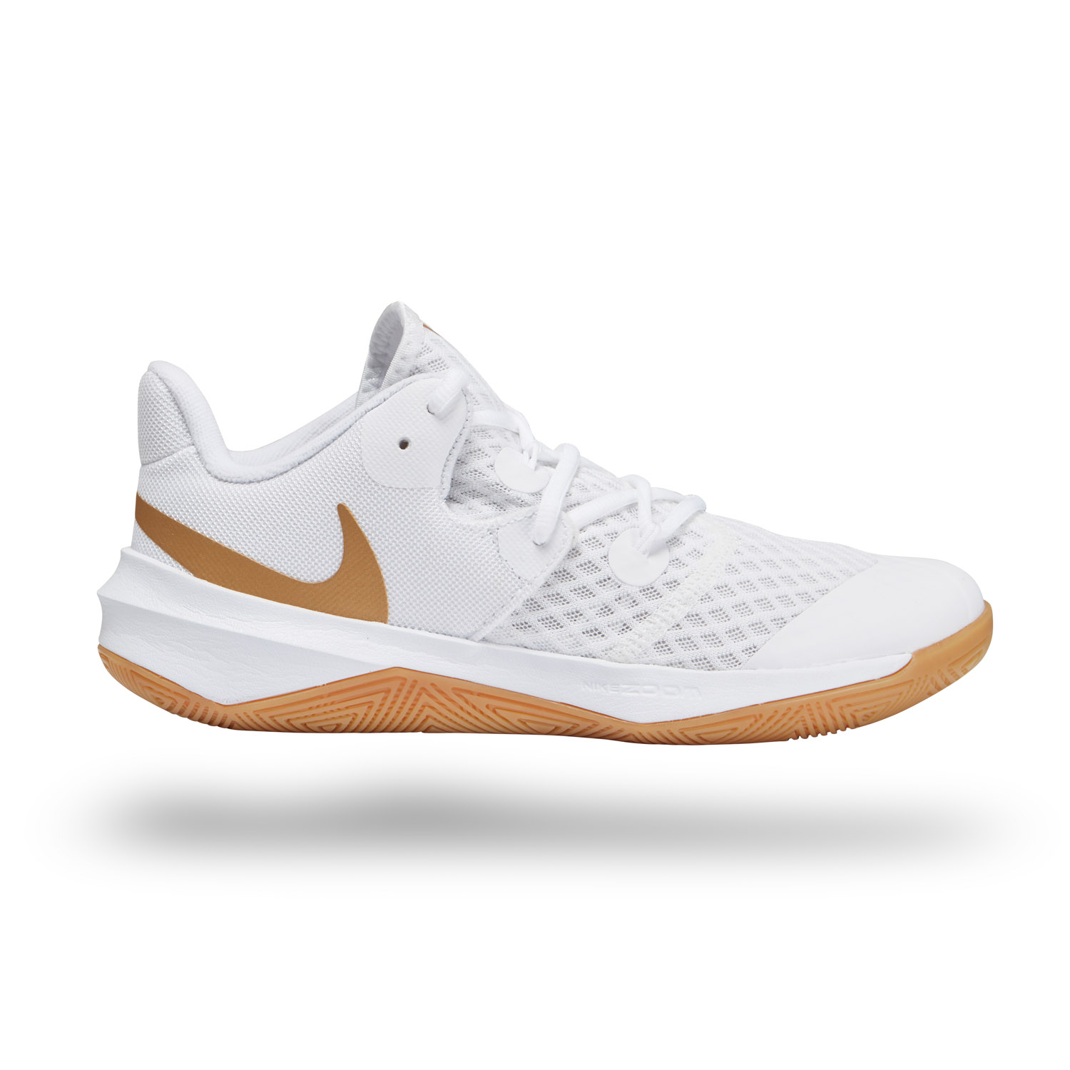 Nike Hyperspeed Court White Gold Trainers