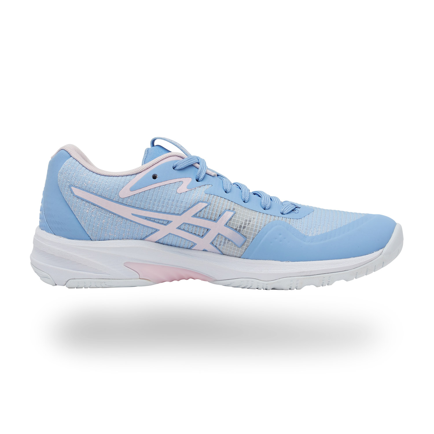 ASICS Professional FF 3 White/Purple Netball Trainers | NetballUK